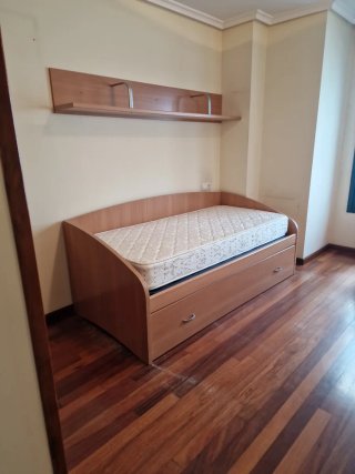 Cama nido de madera 190cm con 2 colchones