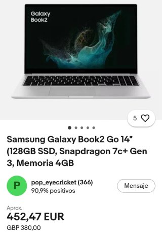 Samsung Galaxy Book2 Go 14