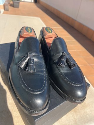 Zapatos vestir Mocasines negros hombre