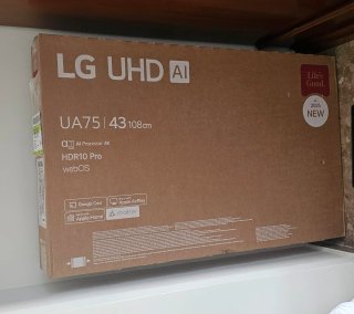 Televisión sin extrenarLG 43 pulgadas UHD