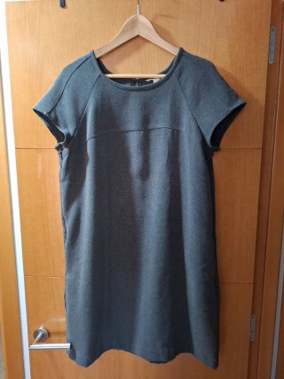 Vestido Gris talla L