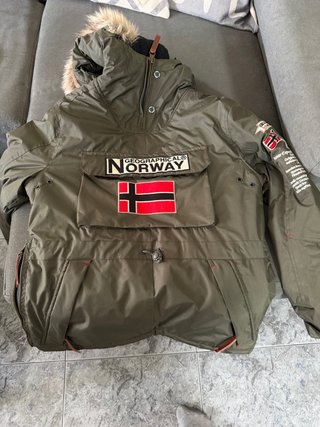 Abrigo Geographical Norway Verde