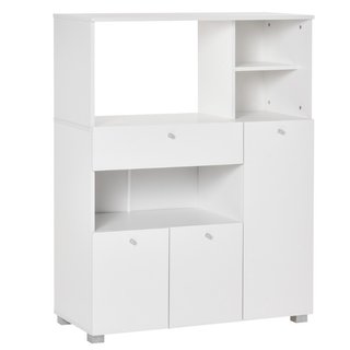 Mueble cocina microondas armario blanco 90x40 cm