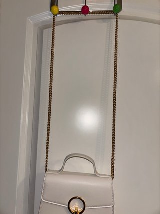 Bolso de mano y bandolera blanco