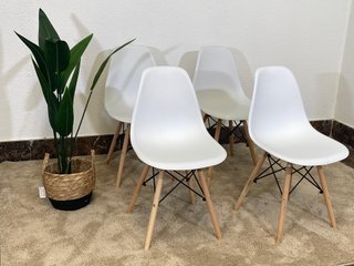 SILLAS NORDICAS BLANCAS CADA UNA 24,99€