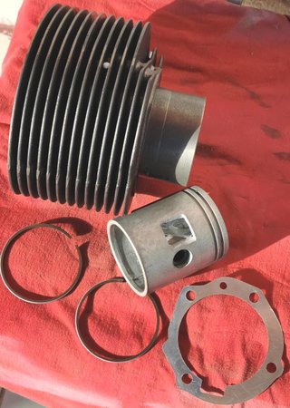 Kit Cilindro junta Pistón segmentos Vespa 200TX/PX