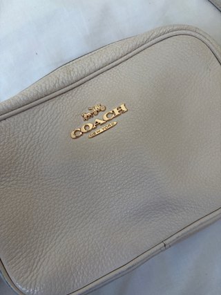 Bolso Bandolera Coach Blanco Crema