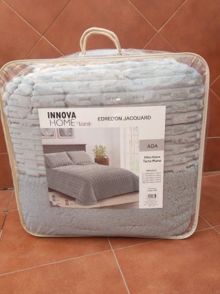 Edredón Jacquard Gris 180cm