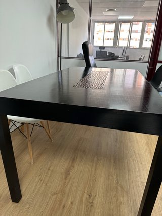 Mesa de Comedor o Despacho Madera Negra
