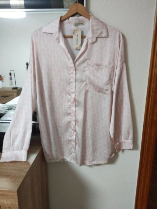 Blusa Estampada Rosa