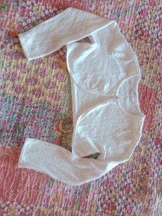 Chaqueta Torera Blanca H&M Niña T6-8