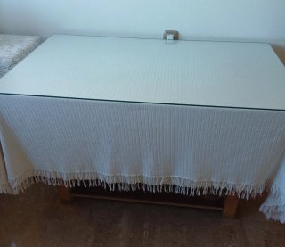 Mesa de comedor incluido el cristal.