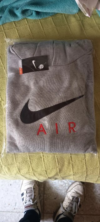 Sudadera Nike Air Gris Talla XL