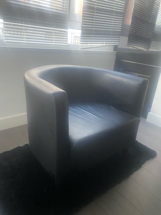 Sillón Decorativo Negro