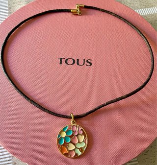 Collar TOUS Original Colgante Multicolor Vermeil