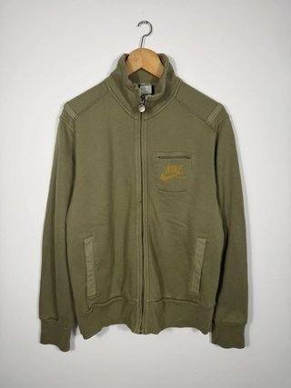 Chaqueta Nike Verde Oliva Cremallera Talla L
