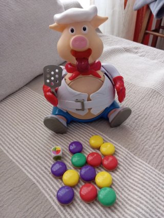 Juego de mesa Tragabolas Antón Zampón