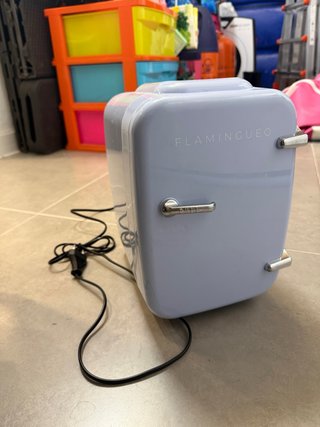 Nevera para cosmética Flamingueo Azul