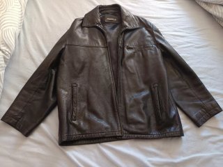 Chaqueta de Piel auténtica del Springfield talla M
