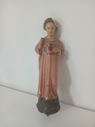 Statua Gesù Bambino Sacro Cuore in Gesso