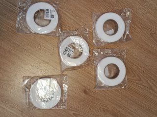 Cinta adhesiva para dobladillos. 5 unidades