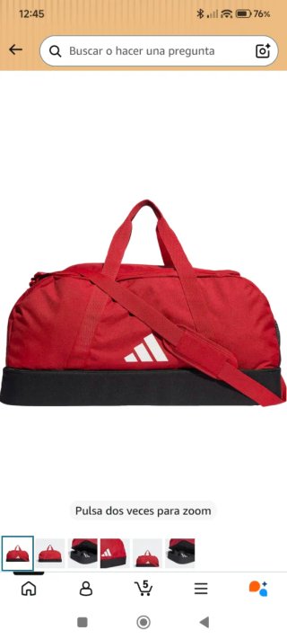 Bolsa de Deporte Adidas con compartimento NUEVA