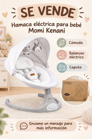 Hamaca Eléctrica para Bebé Momi Kenani