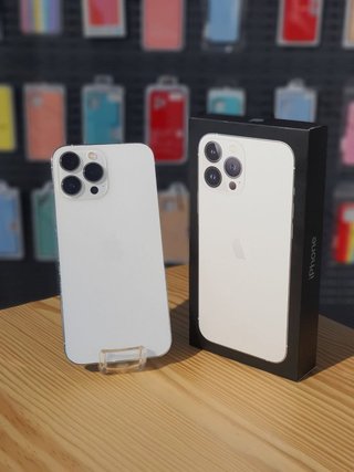 IPHONE 13 PRO MAX 256GB ARGENTO 100% BATTERIA