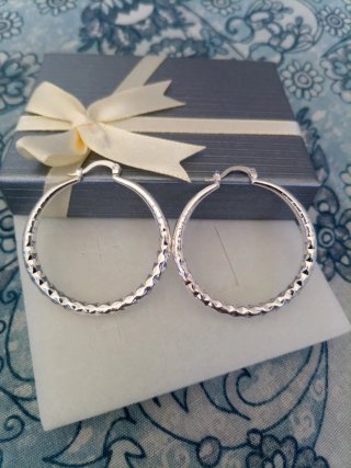 Pendientes de Aro en Plata Chapado