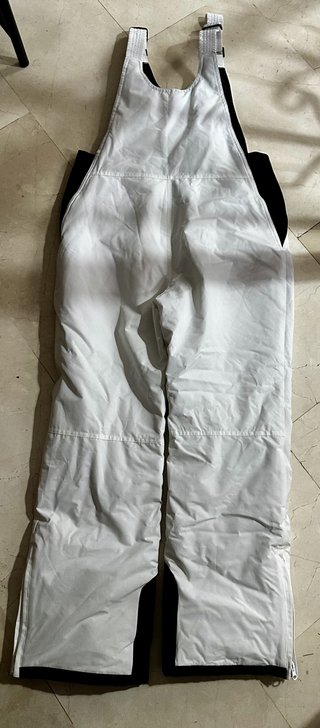 Pantalón de esquí con peto blanco Talla S