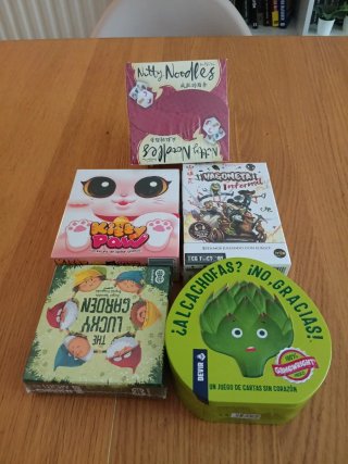 Lote de 5 juegos de mesa infantiles