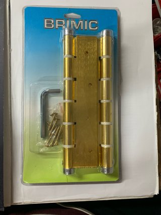 Bisagra BRIMIC Doble Acción F3 Oro