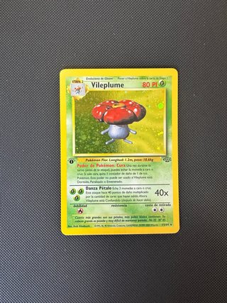 Carta Pokémon Vileplume Jungla 1ª Edición
