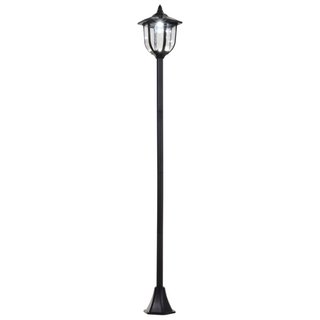 Linterna solar de jardín LED, linterna de plástico