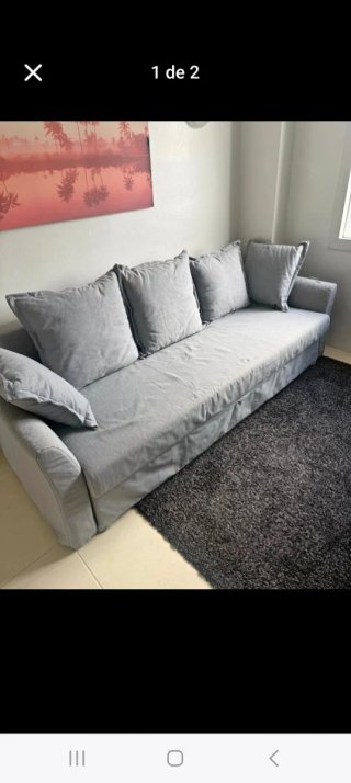 Sofá Cama Gris Holmsund