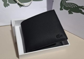 Cartera Billetera Lacoste Negra
