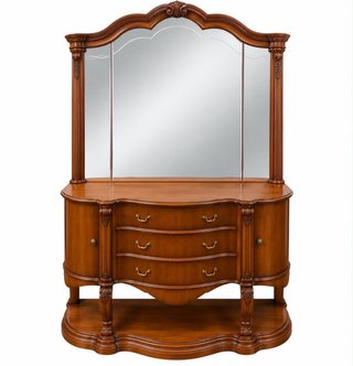 Mueble de entrada con espejo