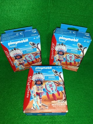 3 Sets Playmobil Special Plus indios nativos