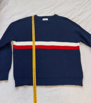 Jersey Pull&Bear Rayas Azul Marino Talla S
