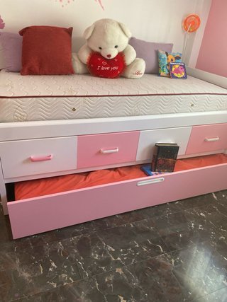 Cama nido con cajones