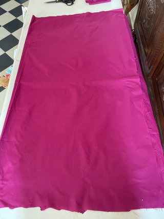 Retal de algodón fucsia