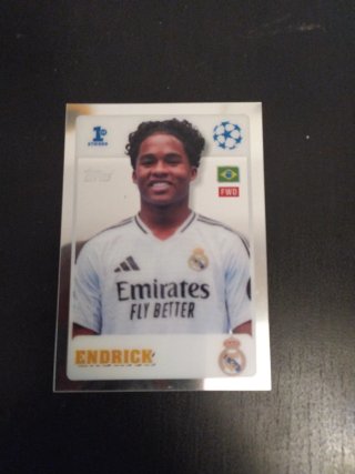 Cromo Chrome Topps Endrick UCL 24/25