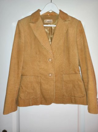 Chaqueta de Pana Mostaza