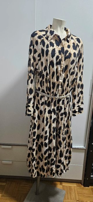 Vestido Estampado Animal Print Talla XL
