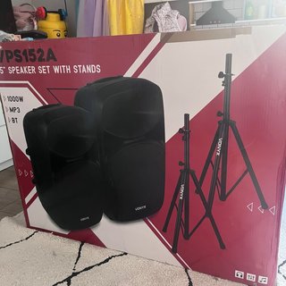 Pack 2 Altavoces Autoamplificados Vonyx VPS152A