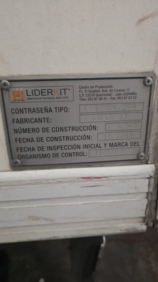 Caja Frigorífica Liderkit con Thermo King V-500
