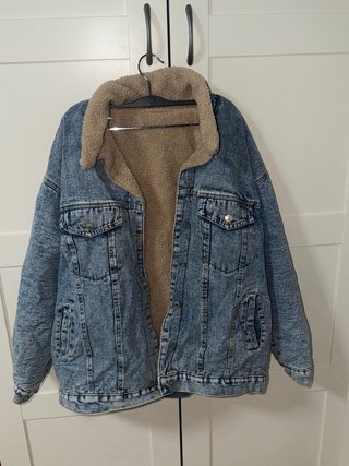 Chaqueta Vaquera con Forro de Pelo