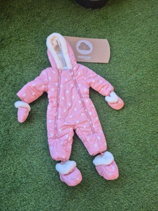 Mono buzo Mayoral rosa 4-6 meses