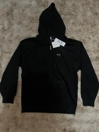 Sudadera Negra Comme des Garçons
