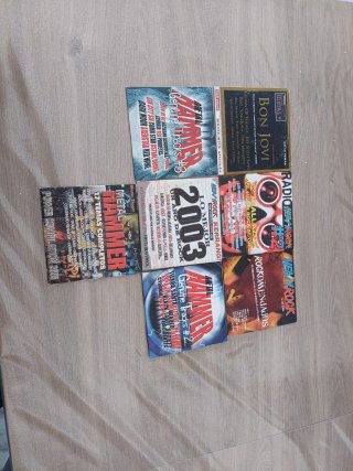 Lote 6 CDs Música Heavy Rock Promocionales